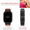 Smart Watch Fitness Tracker 1.54\'\' Color Screen IP68 Waterproof Activity Tracker w/ Heart Rate Monitor Pedometer Sleep Monitor