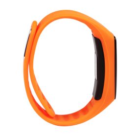 Fitness Tracker Activity Tracker Watch with Heart Rate Monitor IP67 Waterproof Smart Band Step Counter Calorie Counter Call & SMS Pedometer (Option: Orange)
