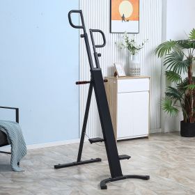 Folding Vertical Climber Exercise Machine (Option: Black, Red-1260x160x260 mm)