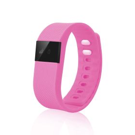 Fitness Tracker Activity Tracker Watch IP56 Waterproof Bracelet Fitness Band Sleep Monitor Pedometer Sedentary Reminder Call Message Notification (Option: Pink)