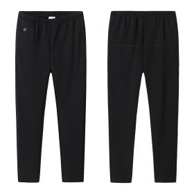 Winter Heated Pants for Men Women with 12 Heating Zones 5V USB Powered Heating Trouser with 3 Heating Levels Machine Washable for Outdoor Winter Activ (Option: S)